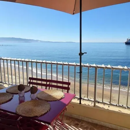 Vue Mer Exceptionnelle Studio Les Pieds Dans L'Eau Apartman Ajaccio